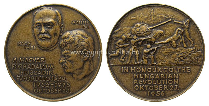 A magyar forradalom huszadik �vfordul�j�ra 1956-1976 / Nagy Imre - Mal�ter P�l